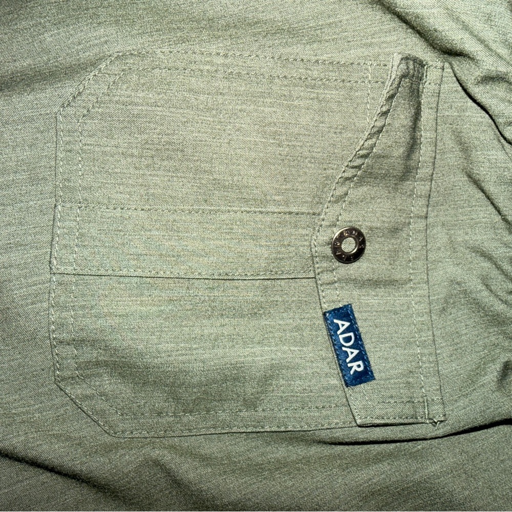 Adar Pro Olive Green Women’s Scrub Set - Top & Pants - Picture 5 of 11